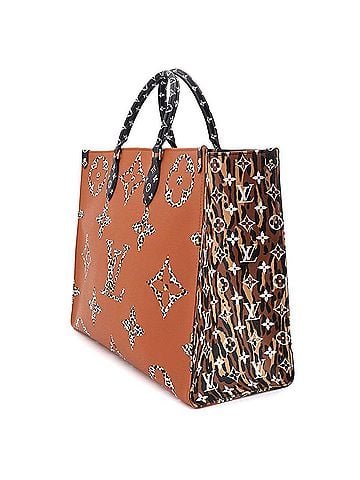 Louis Vuitton Louis Vuitton Onthego GM Monogram Jungle 2-way Tote Shoulder Handbag Noir M44674 (view 2)