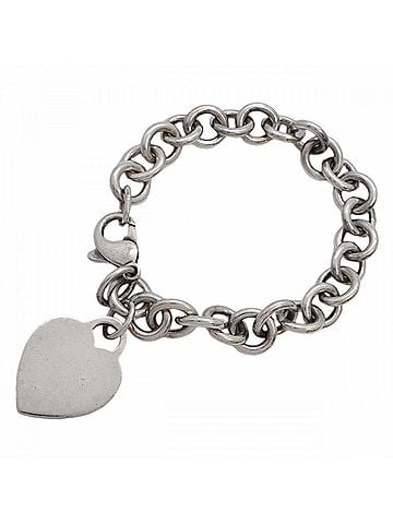 Tiffany & Co. Tiffany & Co. Heart Tag Bracelet, Sterling Silver 925, Women's (view 1)
