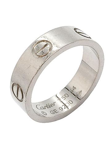 Cartier Cartier Love Ring, 18K White Gold, Ladies' (view 1)