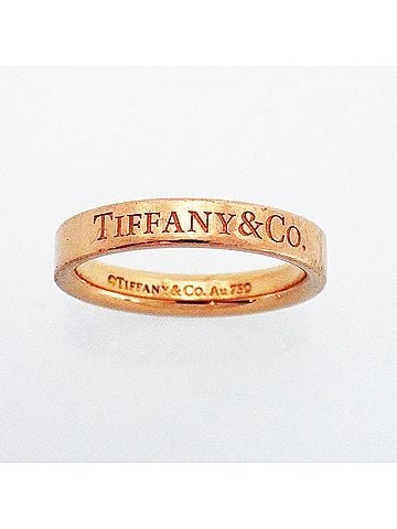 Tiffany & Co. Tiffany & Co. Flat Band Ring, 18K Pink Gold, Women's (view 2)