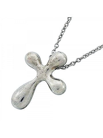Tiffany & Co. Tiffany & Co. Small Cross Necklace, Sterling Silver 925, Women's (view 1)