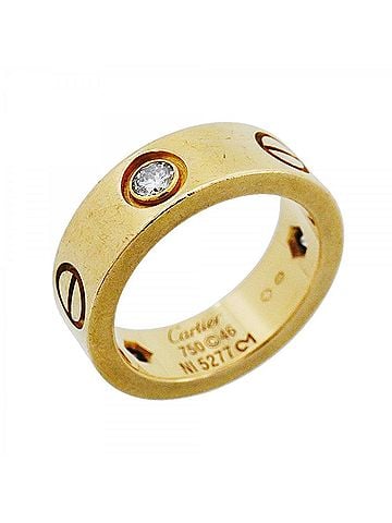 Cartier Cartier Love Ring 3PD 18KYG Yellow Gold Diamond #46 Women's (view 1)
