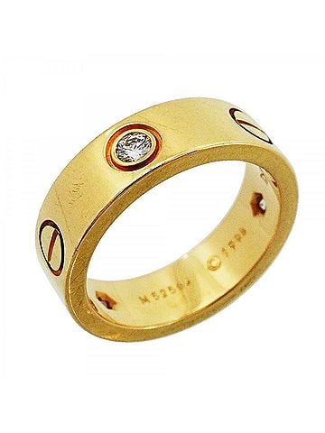 Cartier Cartier Love Ring, 3PD, 18K Yellow Gold, Diamonds, Ladies' Ring (view 1)