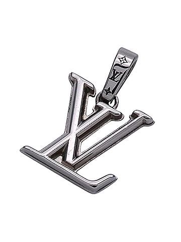 Louis Vuitton Louis Vuitton LOUIS VUITTON Pendant Top for Women and Men - Brand Metal Charm LV Dimension Silver M02747 (view 1)