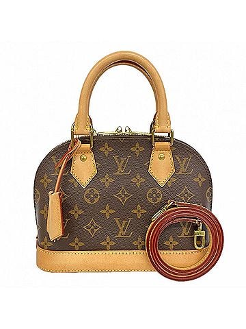 Louis Vuitton Louis Vuitton Alma BB Monogram Handbag M53152 Brown 2-way bag for women OP005518 (view 1)