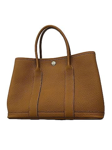 Hermès Hermes Garden TPM Tote Bag, Negonda Biscuit Leather, W Stamp, Women's, OP004950 (view 1)