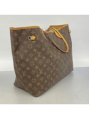 Louis Vuitton Louis Vuitton Monogram Neverfull GM Tote Bag M40157 Brown (Men's/Women's) OP004824 (view 2)