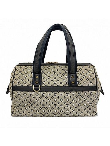 Louis Vuitton Louis Vuitton Monogram Mini Josephine GM Handbag M92211 Blue Women's OP004320 (view 1)