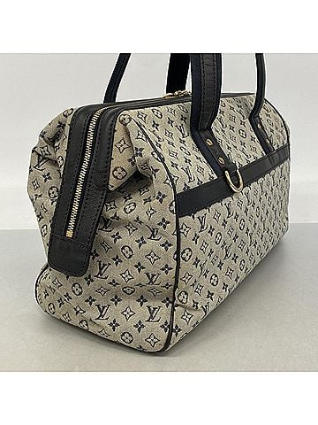 Louis Vuitton Louis Vuitton Monogram Mini Josephine GM Handbag M92211 Blue Women's OP004320 (view 2)