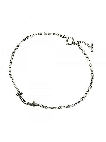 Tiffany & Co. Tiffany & Co. T Smile Mini Bracelet, 18K White Gold with Diamonds, Ladies' OP000989 (view 1)