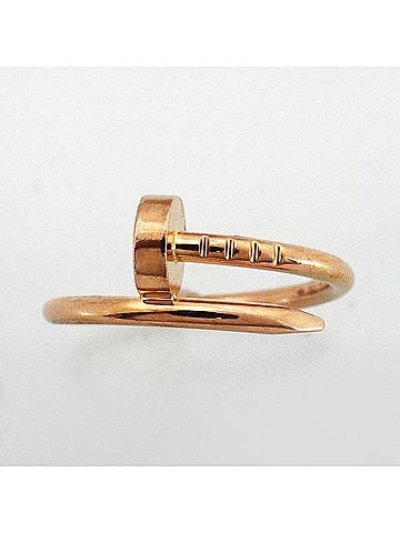 Cartier Cartier Juste un Clou Ring SM 18KPG Pink Gold #49 Women's (view 2)