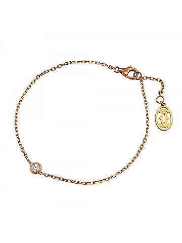 Cartier Cartier Damour Bracelet SM 1PD 18KPG Pink Gold Diamond Ladies (view 1)