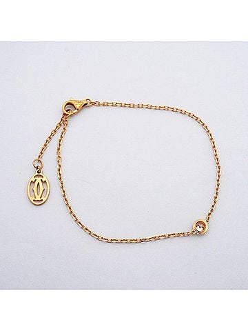 Cartier Cartier Damour Bracelet SM 1PD 18KPG Pink Gold Diamond Ladies (view 2)