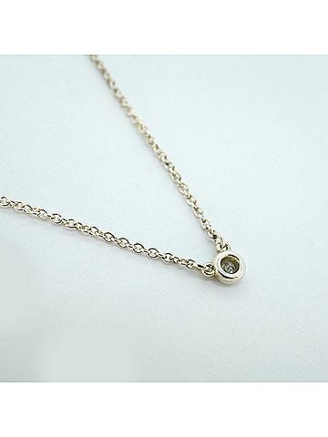 Tiffany & Co. Tiffany & Co. By the Yard Necklace, 1PD (One Diamond), Sterling Silver 925, Women's (view 2)