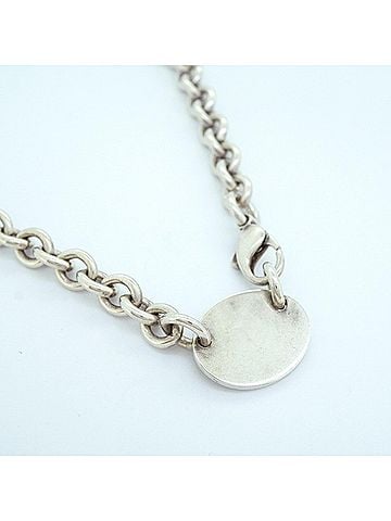 Tiffany & Co. Tiffany & Co. Return to Oval Sterling Silver Necklace for Women (view 2)