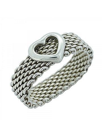 Tiffany & Co. Tiffany & Co. Somerset Heart Ring, Sterling Silver 925 (Women's) (view 1)