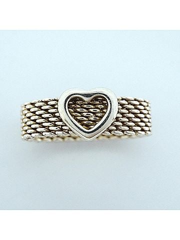 Tiffany & Co. Tiffany & Co. Somerset Heart Ring, Sterling Silver 925 (Women's) (view 2)