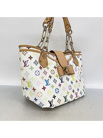 Louis Vuitton Louis Vuitton Monogram Multicolor Annie GM Tote Bag M40303 Blanc Women's P3018890 (view 2)