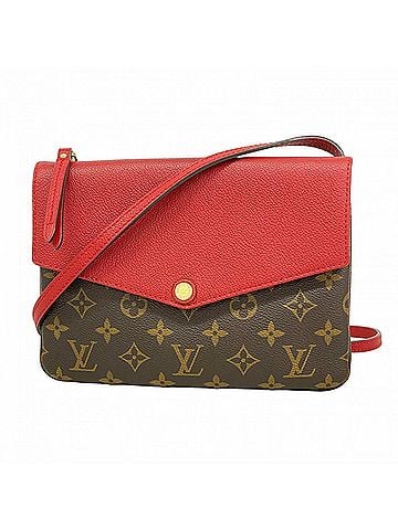 Louis Vuitton Louis Vuitton Monogram Twice Shoulder Bag M50184 Brown Cerise Women's P3018889 (view 1)