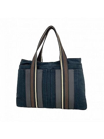 Hermès Hermes Troca Horizontal MM Canvas Tote Bag, Black, Men's/Women's, P3014163 (view 1)