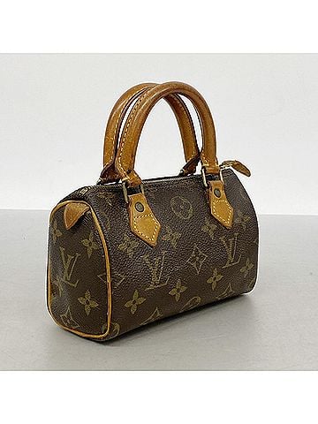 Louis Vuitton Louis Vuitton Monogram Mini Speedy Handbag M41534 Brown Women's P3002017 (view 2)