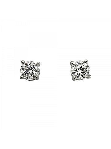 Tiffany & Co. Tiffany & Co. Solitaire Earrings, 1PD (One Diamond), Platinum 950, Ladies' P2952453 (view 1)