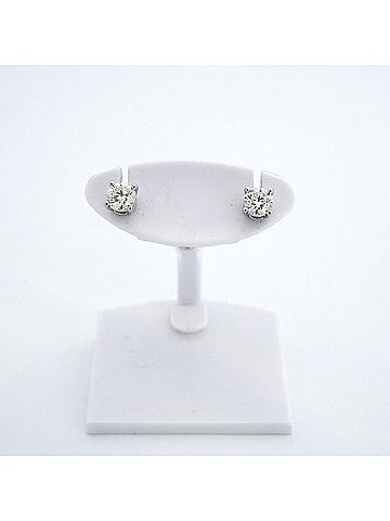 Tiffany & Co. Tiffany & Co. Solitaire Earrings, 1PD (One Diamond), Platinum 950, Ladies' P2952453 (view 2)