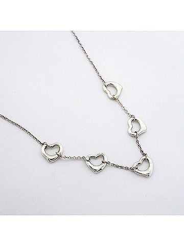 Tiffany & Co. Tiffany & Co. Necklace, Heart Design, 5-Strand, Sterling Silver 925, Women's, P2906375 (view 2)