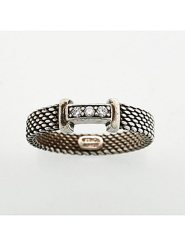 Tiffany & Co. Tiffany & Co. Somerset 3PD Ring, Sterling Silver 925, Diamond, Women's, P2904085 (view 2)