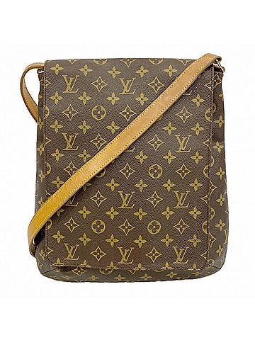 Louis Vuitton Louis Vuitton Monogram Musette Shoulder Bag M51256 Brown Women's OP007588 (view 1)