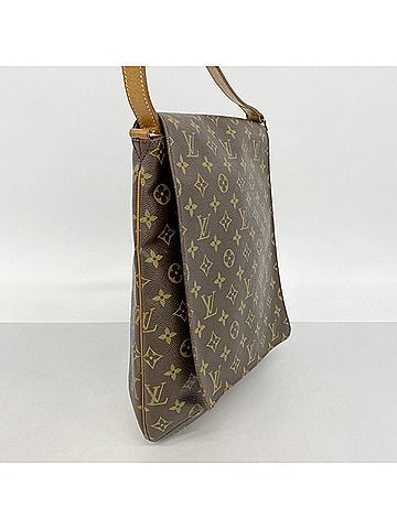 Louis Vuitton Louis Vuitton Monogram Musette Shoulder Bag M51256 Brown Women's OP007588 (view 2)
