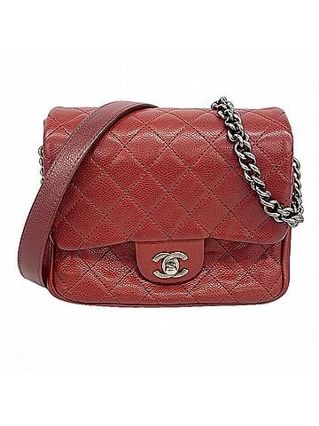 Chanel Chanel Mini Matelassé Chain Shoulder Bag, Caviar Leather, Bordeaux, Women's, OP005724 (view 1)