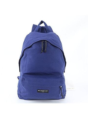 Balenciaga Balenciaga 459744 Leather Canvas Backpack Rucksack Shoulder Bag Handbag for Men (view 1)