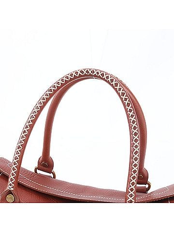 Céline Celine Leather Shoulder Bag, Tote Handbag, Brown, Women's (view 2)