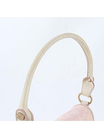 Céline Celine C Macadam Leather Canvas Shoulder Bag, Handbag, Pink, Women's (view 2)