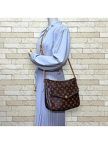 Louis Vuitton Louis Vuitton Mabillon Monogram Shoulder Bag, Canvas M41679 Brown, Women's LOUIS VUITTON (view 2)