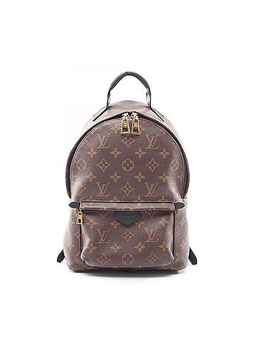 Louis Vuitton Louis Vuitton Palm Springs PM Backpack/Handbag, Coated Canvas and Leather, Monogram Pattern, Women's, Brown/Black, M41560 (view 1)