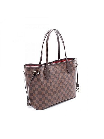 Louis Vuitton Louis Vuitton Neverfull PM Tote Bag Handbag, Coated Canvas and Leather, Damier Pattern, Women's, Brown, N41359 (view 2)