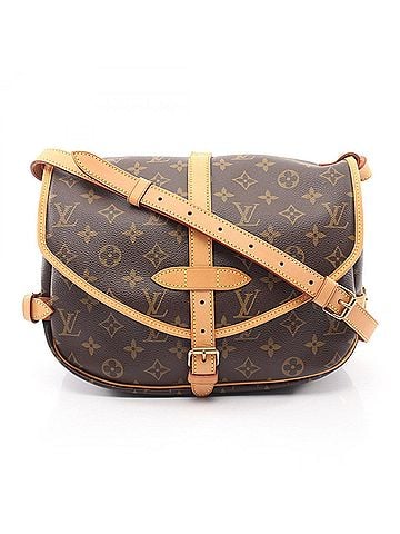 Louis Vuitton Louis Vuitton Saumur 30 Shoulder Bag/Handbag, Coated Canvas and Leather, Monogram Pattern, Women's, Brown, M42256 (view 1)