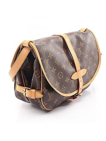 Louis Vuitton Louis Vuitton Saumur 30 Shoulder Bag/Handbag, Coated Canvas and Leather, Monogram Pattern, Women's, Brown, M42256 (view 2)