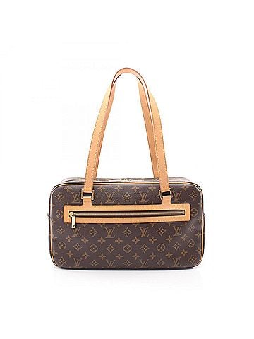 Louis Vuitton Louis Vuitton LOUIS VUITTON Cite GM Shoulder Bag Handbag Coated Canvas Leather Monogram Women's Brown M51181 (view 1)
