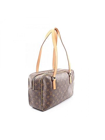Louis Vuitton Louis Vuitton LOUIS VUITTON Cite GM Shoulder Bag Handbag Coated Canvas Leather Monogram Women's Brown M51181 (view 2)