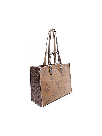 Louis Vuitton Louis Vuitton OnTheGo GM Tote Bag/Handbag, Coated Canvas, Monogram Giant Reverse, Women's, Brown/Beige, M44576 (view 2)