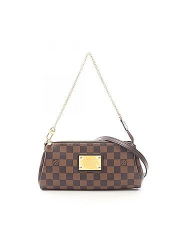 Louis Vuitton Louis Vuitton Eva 2-Way Handbag, Coated Canvas and Leather, Damier Pattern, Women's, Brown, N55213 (view 1)