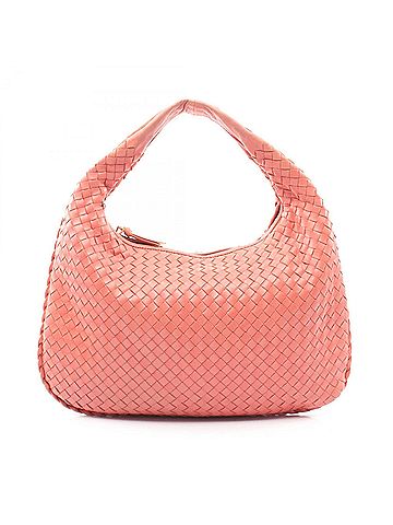 Bottega Veneta Bottega Veneta Intrecciato Shoulder Bag/Handbag, Leather, Women's, Pink (view 1)