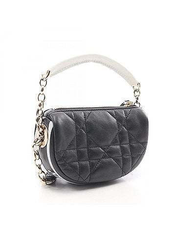 Christian Dior Christian Dior Dior VIBE MICRO BAG 2-Way Shoulder Bag/Handbag Leather Women's Black/White S7200ONOA (view 2)