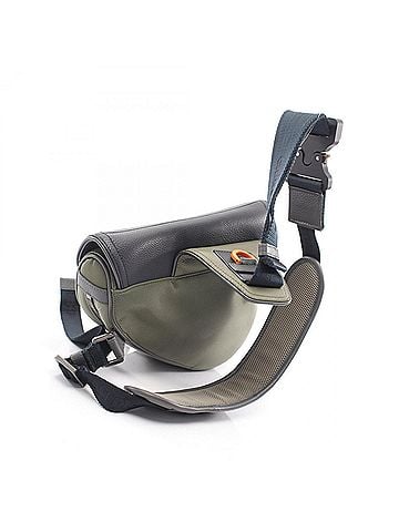 Christian Dior Christian Dior Dior x sacai SADDLE Saddle Bag (Waist Bag, Body Handbag) - Nylon Leather Men's Khaki/Gray (view 2)