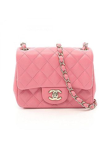 Chanel Chanel Mini Matelassé Shoulder Bag/Handbag, Lambskin Leather, Women's, Pink, A35200 (view 1)