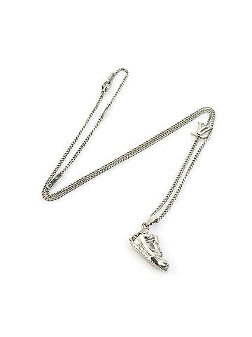 Louis Vuitton Louis Vuitton LOUIS VUITTON Necklace PENDENTIF LV TRAINER Metal Silver Men's M01892 e61958i (view 2)