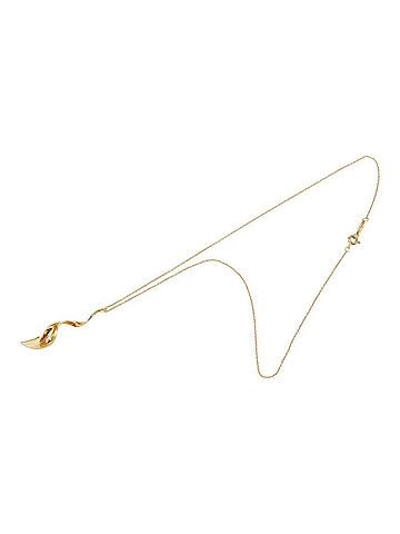 Tiffany & Co. Tiffany & Co. Gary Orchid Chain Pendant Necklace, 18K Yellow Gold (Au750), Women's. (view 2)